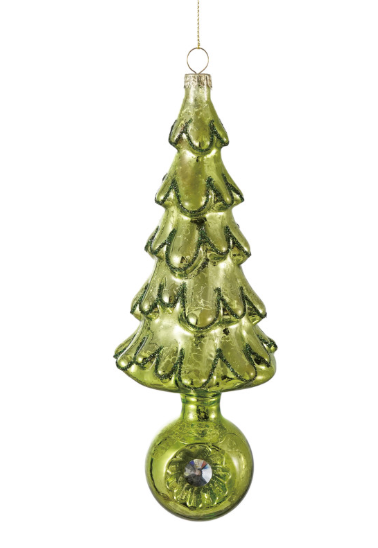 Mercury Glass Tree Ornaments