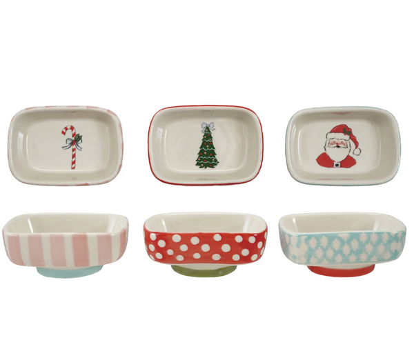 Holiday Footed Mini Dishes