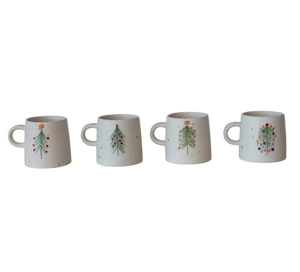 Festive Christmas Tree Mugs