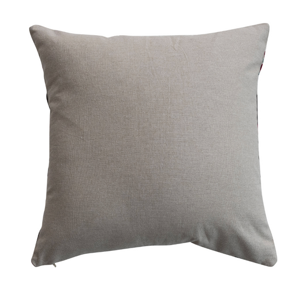 Holiday Chambray Floral Pillow