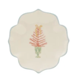 Pastel Christmas Tree Mini Dishes