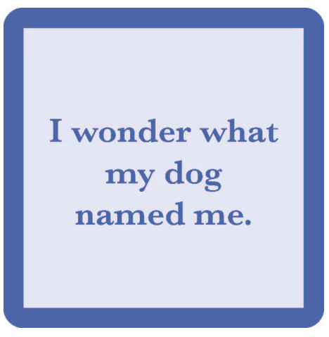 Drinks on Me Coasters by Sophistiplate