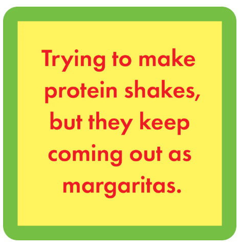 Drinks on Me Coasters by Sophistiplate