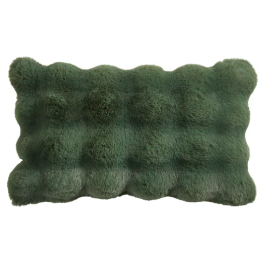 Bubble Faux Fur Pillow