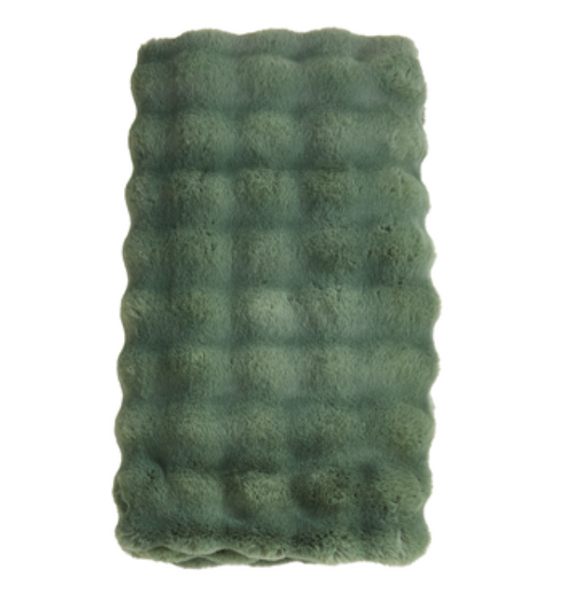 Bubble Faux Fur Throw