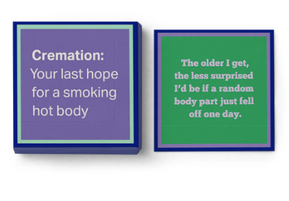 Drinks on Me Napkins by Sophistiplate