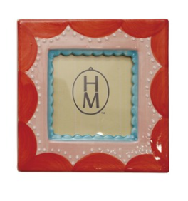 Red, Blue and Pink Square Photo Frames
