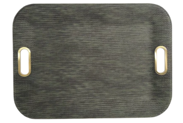 Large Handled Tray by Bold Decor