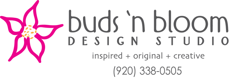 buds 'n bloom design studio logo