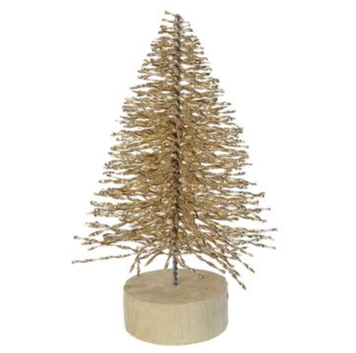 Gold Twisty Table Top Trees