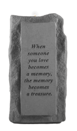Memory Stone Candle Holder