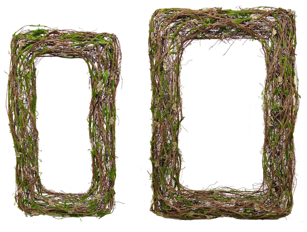 Rectangle Vine Wreath