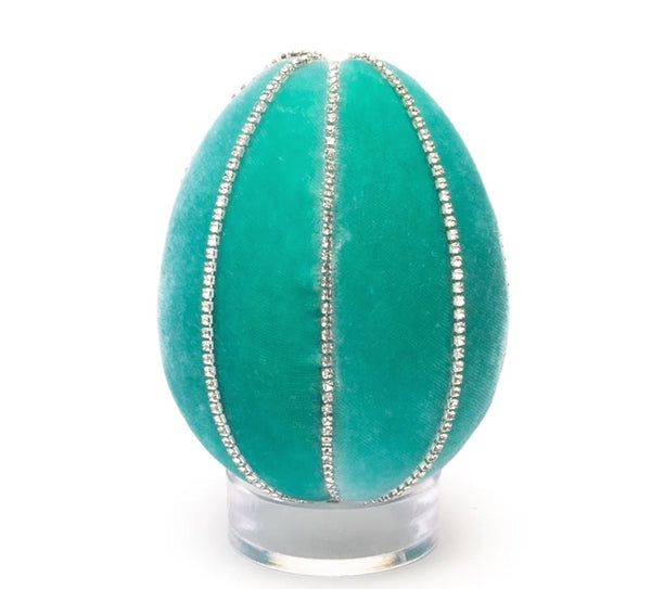 Small Crystal Velvet Eggs by Hot Skwash - Mermaid