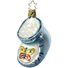 Precious Steps Baby Shoe Ornament: Swarovski Cystal Collection by Inge