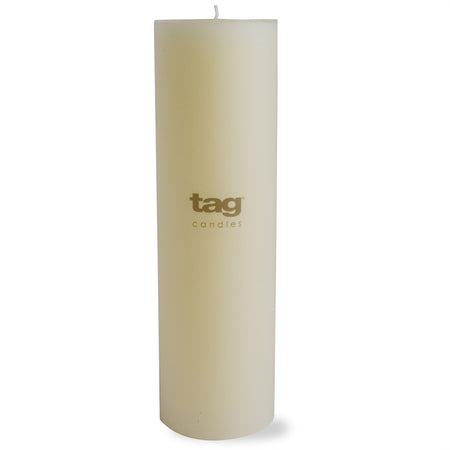 Chapel Pillar Candle - White 3x8 by Tag