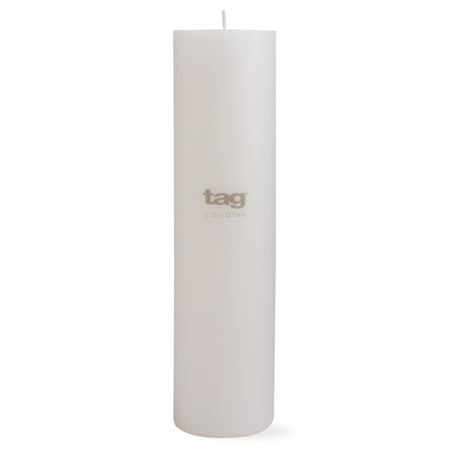 Chapel Pillar Candle - White 3x8 by Tag