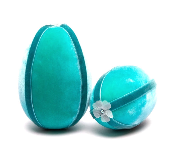 Medium Velvet Eggs with Ribbon by Hot Skwash - Mermaid