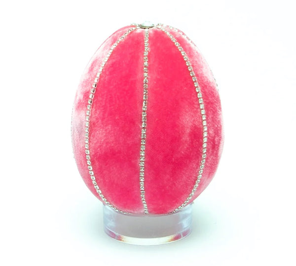 Small Crystal Velvet Eggs by Hot Skwash - Bubblegum