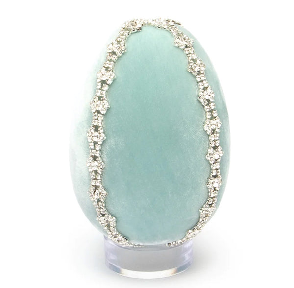 Medium Crystal Velvet Eggs by Hot Skwash - Seafoam