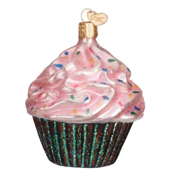 Pink Chocolate Cupcake by Old World Christmas