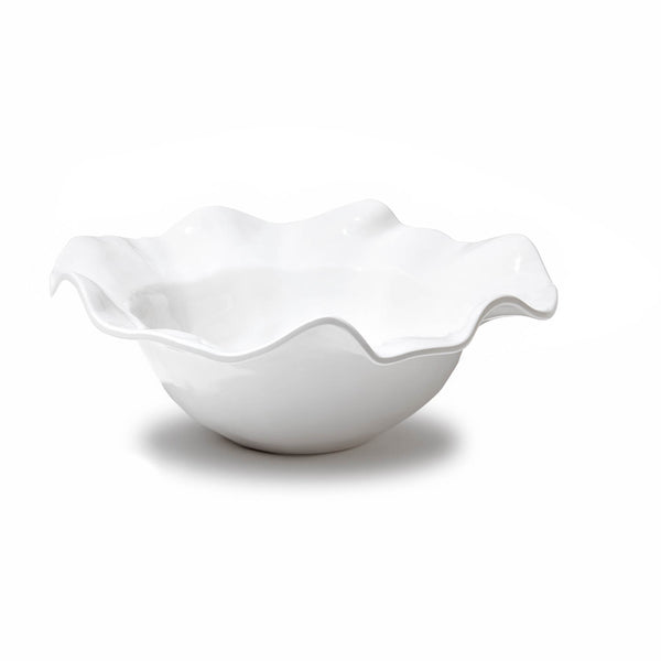 MELAMINE HAVANA WHITE LARGE BOWL