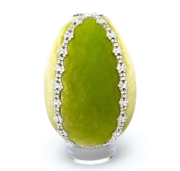 Medium Crystal Velvet Eggs by Hot Skwash - Chartruese