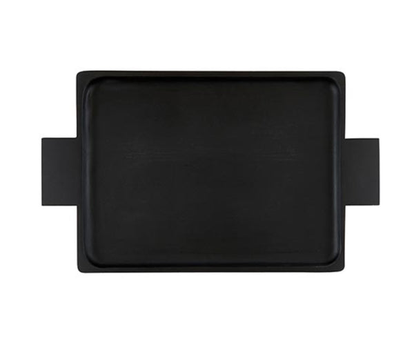 Black Wood Handled Tray