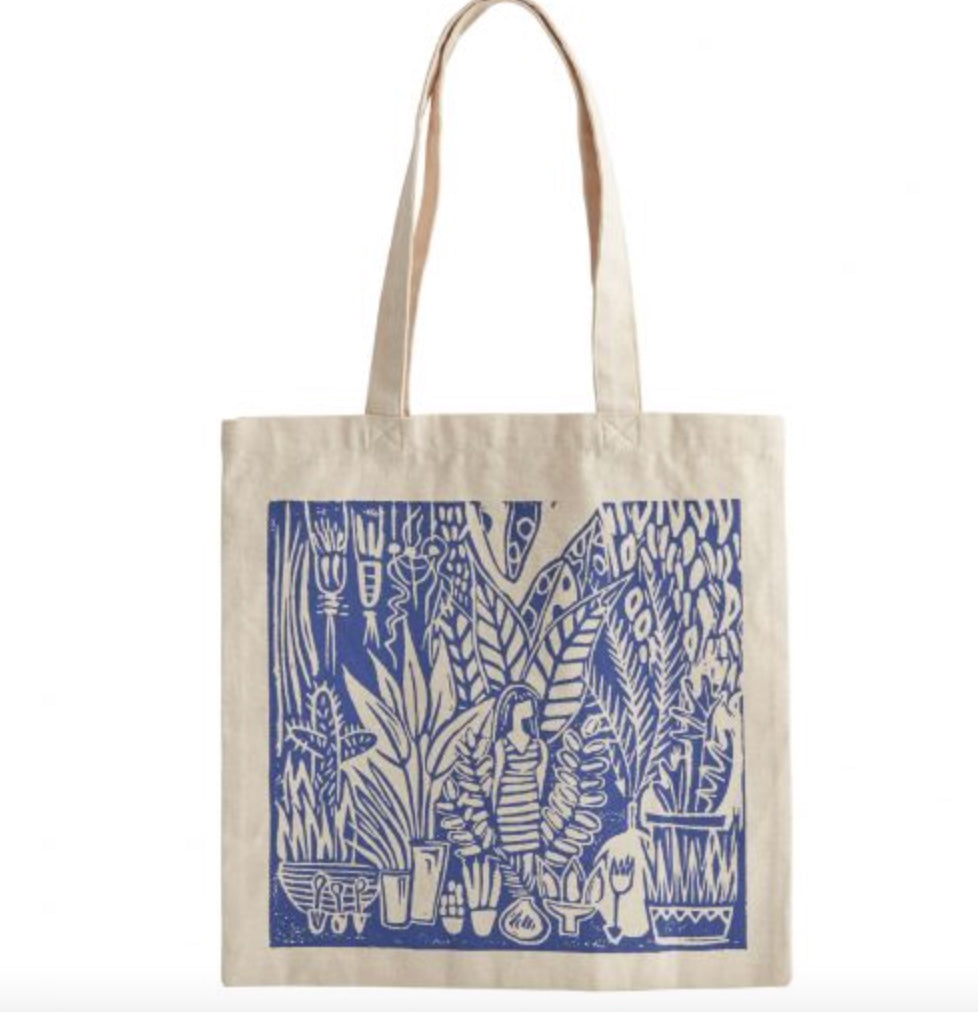Plant Themed Canvas Tote Bags