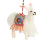 Felt Llama Ornament
