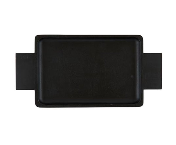 Black Wood Handled Tray
