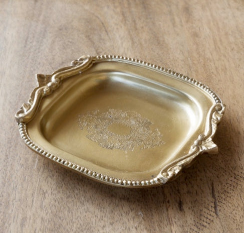 Antique Brass Coin Tray