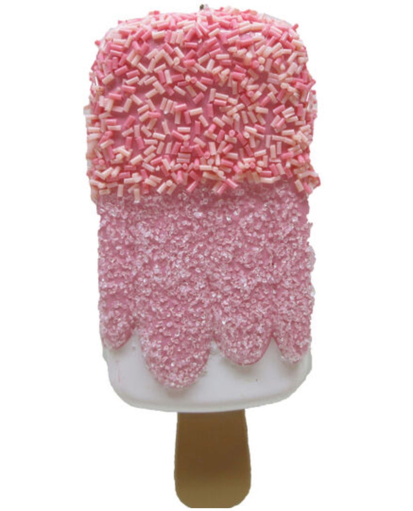 Pink Ice Cream Bar Ornament