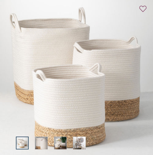 Woven Tote Baskets