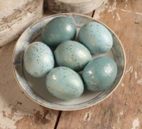 Small Velvet Eggs with Ribbon by Hot Skwash