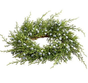 Mini Juniper Candle Ring - 3"