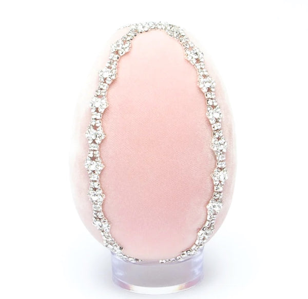 Medium Crystal Velvet Eggs by Hot Skwash - Blush