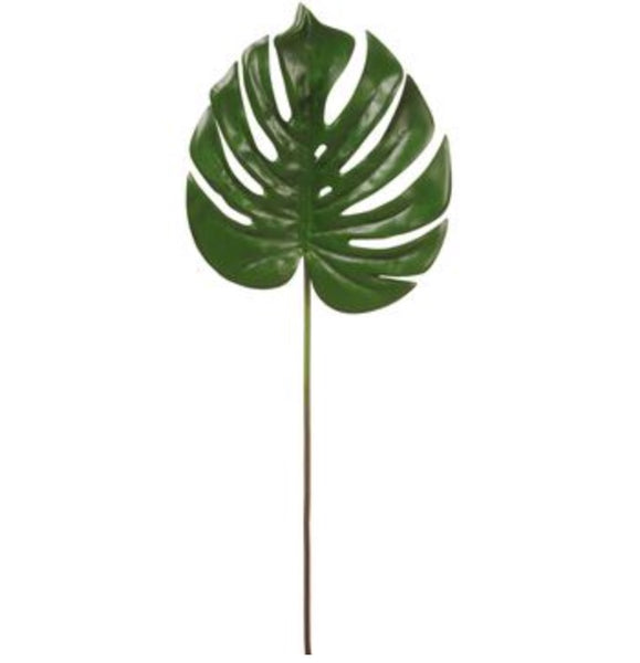 Monstera Leaf Spray - 23.5" Green