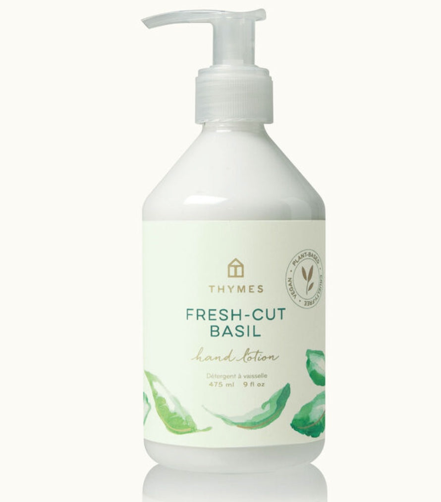 Fresh-Cut Basil Hand Lotion by Thymes