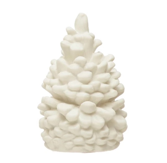 Stoneware Bisque Pinecones