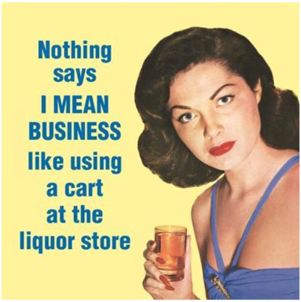 I Mean Business Cocktail Napkins