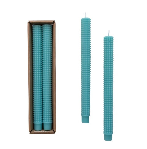 Unscented Hobnail Taper Candles