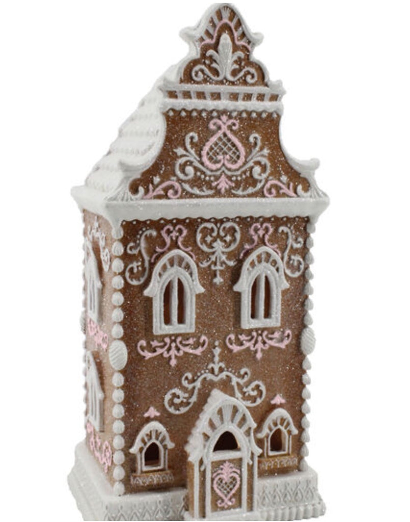 Gingerbread House w/LED Lights