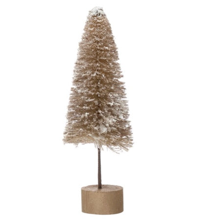 Snowy Tan Sisal Trees