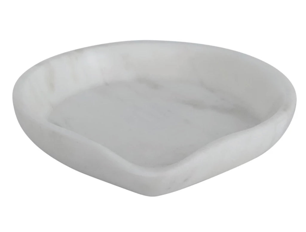 White Marble Spoon Rest