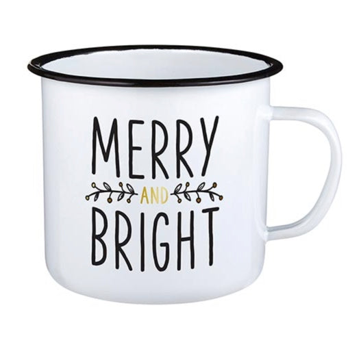 Holiday Enamel Mugs