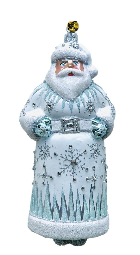 Baba Frost Blue Snowflake Ornament by JingleNog - 2022