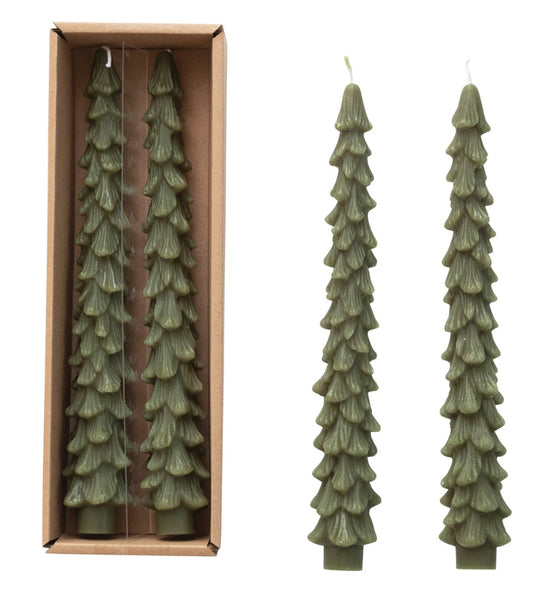 Unscented Tree Taper Candles - Tall