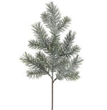 Iced Green Pine Spray - 16