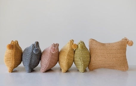 Handmade Crochet Zipper Pouches