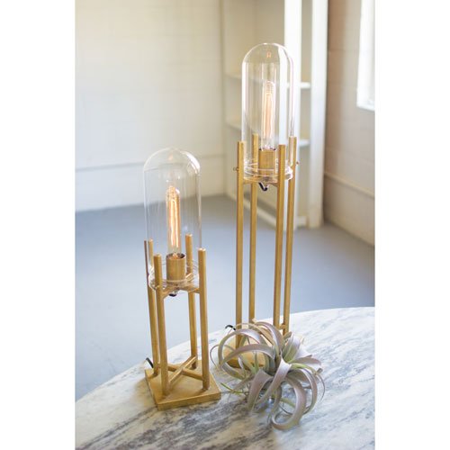 KALALOU TABLE LAMP WITH GLASS DOME